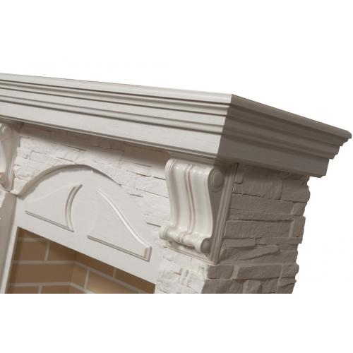 Torre C сланец белый (беленый дуб)+Caminetto EFP/P-20LS