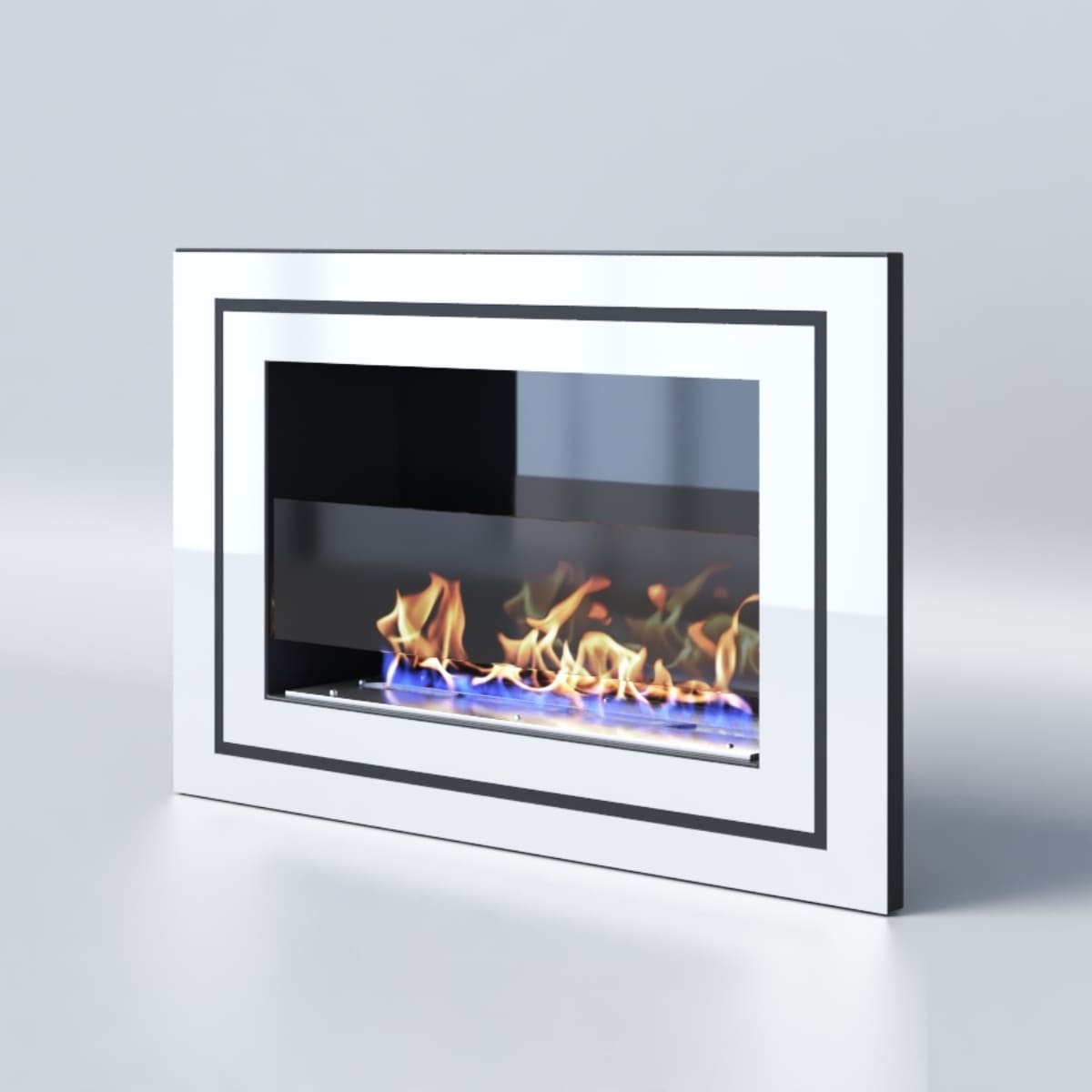 Биокамин "Русский огонь" Стенли 650V встраиваемый с защитным и декоративным стеклом по цене 33 400 руб.