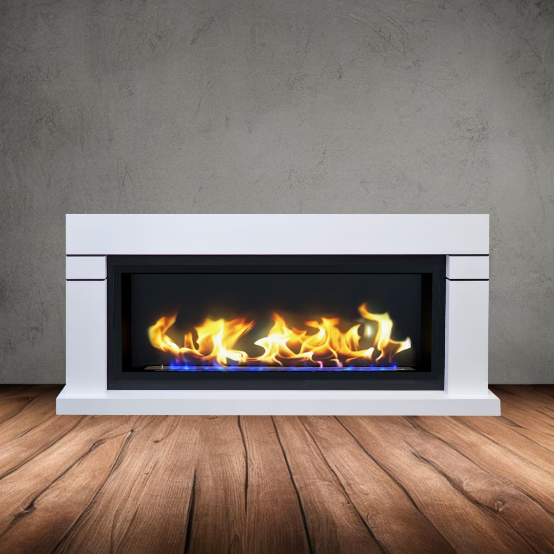 Биокамин в линейном портале "Русский огонь" Тоби с защитным стеклом по цене 98 600 руб.