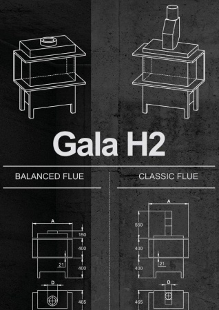 
Газовая топка Vero Design GA 7 H2