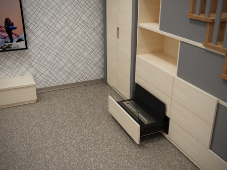 Выдвижной биокамин Good Fire Фаер Бокс 670 по цене 52 830 руб.