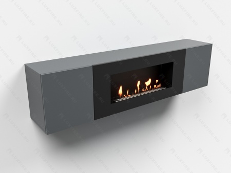 Тумба универсальная Lux Fire "Байкал" 1600, графит, с биокамином 900 по цене 73 854 руб.