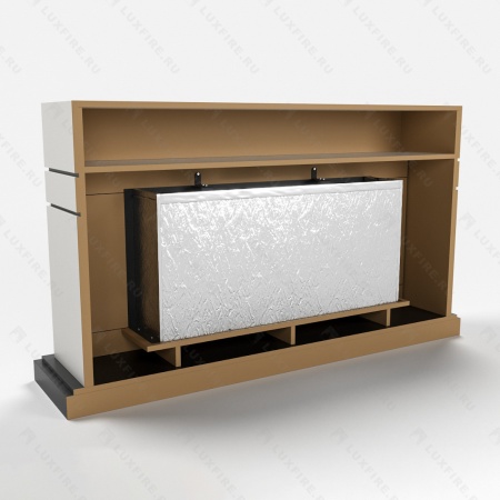 Биокамин Lux Fire с порталом Эльбрус 42, белый по цене 124 306 руб.