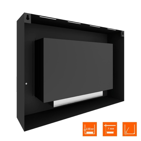 Биокамин SteelHeat WALL GRAND 900 черный, стекло по цене 30 960 руб.