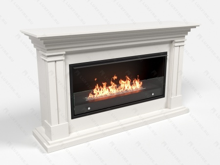 Биокамин Lux Fire с порталом Ромео 42, белый по цене 124 306 руб.