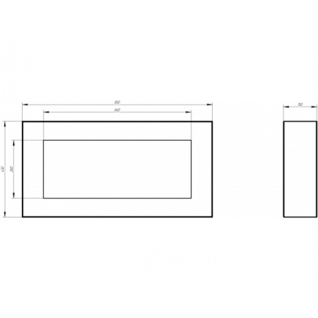 Биокамин Window Fat II black Арома по цене 31 600 руб.