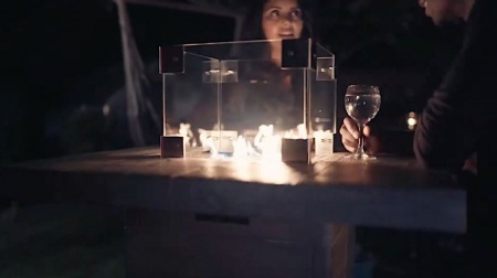 Газовый стол-камин Lounge Table Lime