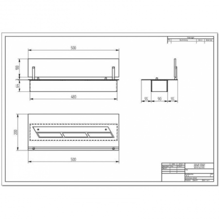 Прямоугольный контейнер ZeFire 500 со стеклом Прямоугольный контейнер ZeFire 500 со стеклом по цене 21 500 руб.